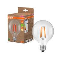 OSRAM lampe LED Edison avec filament EEK A, E27, 5W, 4000K, blanc chaud