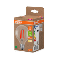 Osram Globe95 75 LED fil EE A, E27, 5W, 1055lm, clair, 2700K