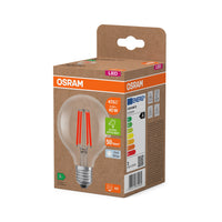 Osram Globe95 75 LED fil EE A, E27,5W, 1055lm, clair, 4000K