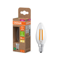 OSRAM Classe d'énergie Ampoule LED, Bougie, 3.8W, Clair, EEK A, E14, Blanc chaud