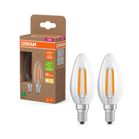 OSRAM LED Superstar Classic Lampe Claire, 2.2W, 470lm, E14, Blanc chaud