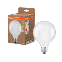 OSRAM lampe globe LED avec filament EEK A, E27, 5W, 1055lm, blanc froid