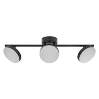 LEDVANCE DECOR Spot Moon Plafonnier noir, 3 spots, 16W
