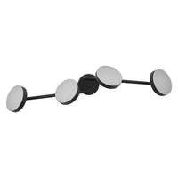 LEDVANCE DECOR Spot Moon Plafonnier noir, 4 spots, 21W
