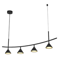 OSRAM DÉCOR Fuji Suspension Linéaire 4x 16W 930 Noir