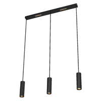 LEDVANCE DECOR Drums LED Pendelleuchte Schwarz, 3-flammig, GU10