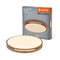 LEDVANCE ORBIS Woodburry Plafonnier dimmable Click-DIM 24W 390mm Bois