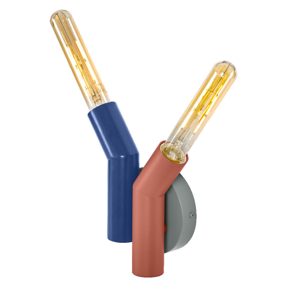 LEDVANCE DECOR Applique paille, 2 flammes, E27, multicolore