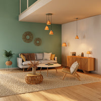 LEDVANCE lampe à poser Decor Raphia vert E27 200 mm