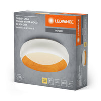 LEDVANCE ORBIS Livia plafonnier 16W 750lm blanc/décor bois