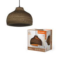 LEDVANCE Suspension Décor Carton Chapeau marron, E27