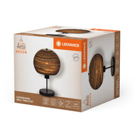 LEDVANCE Lampe à poser Decor Carton Boule marron, E27