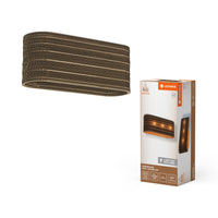 LEDVANCE Plafonnier Décor Carton Ovale marron, 3xE27