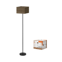 LEDVANCE Lampadaire Decor Cardboard Square marron, E27