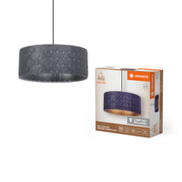 LEDVANCE Suspension Décor Feutre Tissage gris foncé 3xE27