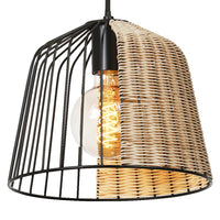 LEDVANCE DECOR Cage Bell Suspension, noire/brune, E27
