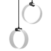LEDVANCE DECOR Circle Suspension, 2 Pendel, 14W, Click CCT Noir
