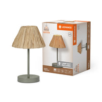 LEDVANCE lampe à poser Decor Raphia vert E27 200 mm
