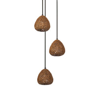 OSRAM DÉCOR Suspension en papier goutte Plaque 3xE27 Beige