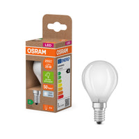 OSRAM lampe mini-boule LED avec filament EEK A, E14, 255lm, blanc froid