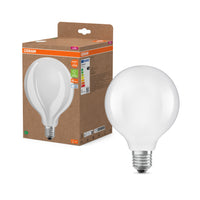 LEDVANCE LED-Globe-Lampe + Filament EEK A, E27, 7.2W, Kaltweiß