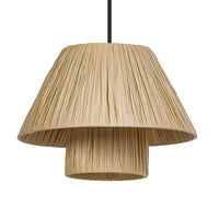 LEDVANCE DECOR Bamboo Paper Suspension Brune, 280mm, E27