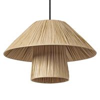 LEDVANCE DECOR Bamboo Paper Hut Pendant Suspension 400 E27 Brune