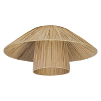 OSRAM DECOR Lampe Plafonnier Cabane en Papier Bambou Marron, 400mm, E27