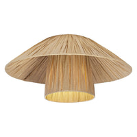 LEDVANCE DECOR Bamboo Paper Hut Plafonnier Brune, 400mm, E27