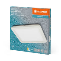 LEDVANCE ORBIS Disc plafonnier salle de bain 30x30cm 22W IP44 blanc