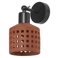 LEDVANCE DECOR Clay Windows Applique murale Brune, E27

