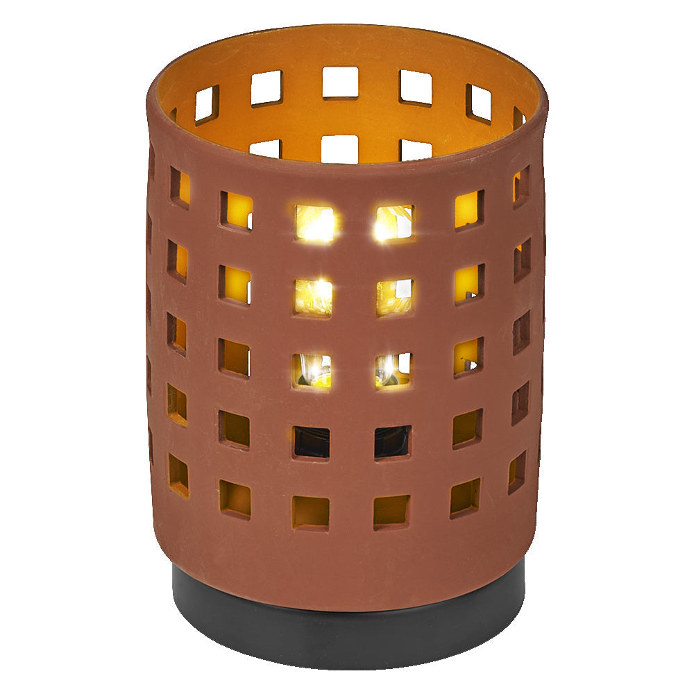 LEDVANCE DECOR Clay Windows Lampe de table 1XE27 Brune
