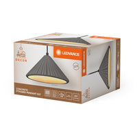 LEDVANCE DECOR Concrete Pyramid Beton Pendelleuchte, E27, 250 mm