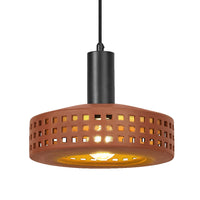 LEDVANCE DECOR Clay Windows Suspension Brune, E27