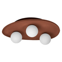 OSRAM DECOR Plafonnier Nid en Argile 3xG9 Marron