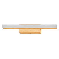 OSRAM Orbis miroir lampe miroir, salle de bain, Click-CCT, 6.8W, 40cm, décor bois, IP44