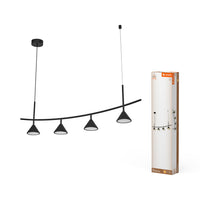 LEDVANCE DECOR Fuji Pendant Linear Suspension 4x 16W 930 Noir
