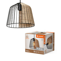 LEDVANCE DECOR Cage Bell Suspension, noire/brune, E27
