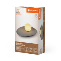 LEDVANCE DECOR Concrete Nest Tischleuchte Grau, G9