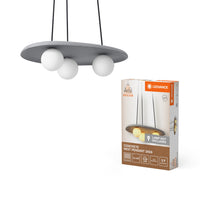 LEDVANCE DECOR Concrete Nest Suspension Grise, à 3 ampoules, G9
