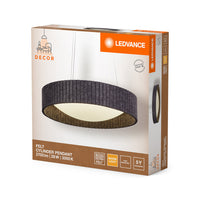 LEDVANCE DECOR Felt Cylinder Pendelleuchte Dunkelgrau, 28W, 830mm