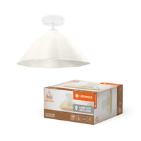 LEDVANCE Plafonnier Decor Lotus Leaf blanc, E27, 396 mm