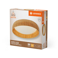 LEDVANCE DECOR Bamboo Paper Plafonnier Brune, 500mm, 28W
