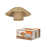 LEDVANCE DECOR Bamboo Paper Hut Plafonnier Brune, 400mm, E27