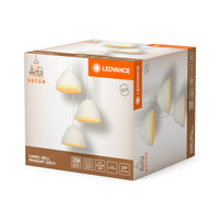 LEDVANCE Suspension Décor Camel Bell blanche, 3x E14