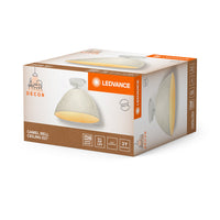 LEDVANCE Plafonnier Decor Camel Bell blanc, E27, 375 mm