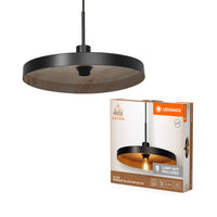 LEDVANCE DECOR Plate Pendant Suspension E27 Bois noir
