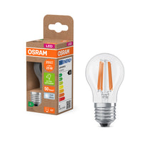OSRAM lampe mini-boule LED avec filament EEK A, 255lm, 4000K, blanc froid, E27