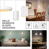 LEDVANCE DECOR Plaster Wood Gips Pendelleuchte, E27, 320 mm