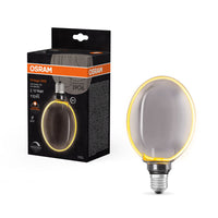 Lampe LED OSRAM VINTAGE 1906® LED CLASSIC GLOBE130 O-Form FILAMENT 4W 818 Fumée E27, 110 lm, 1800 K, Blanc chaud confort